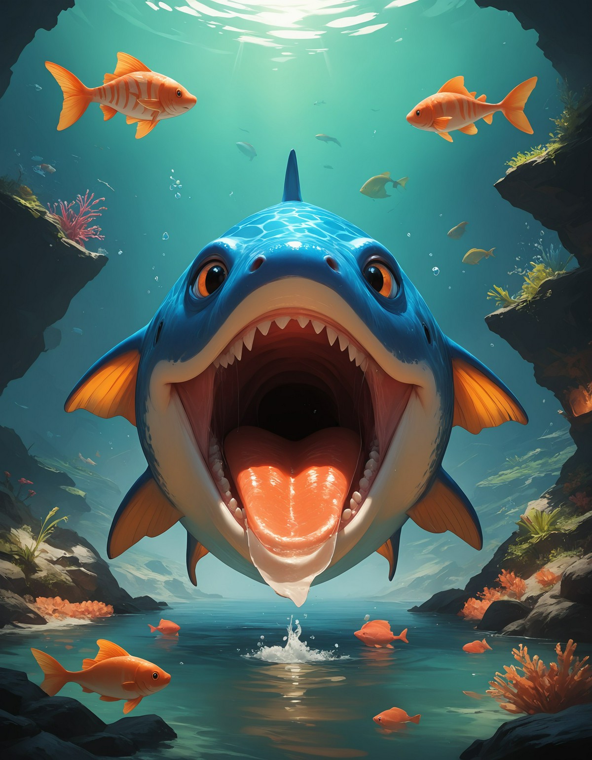 Cute fish monster — Moescape