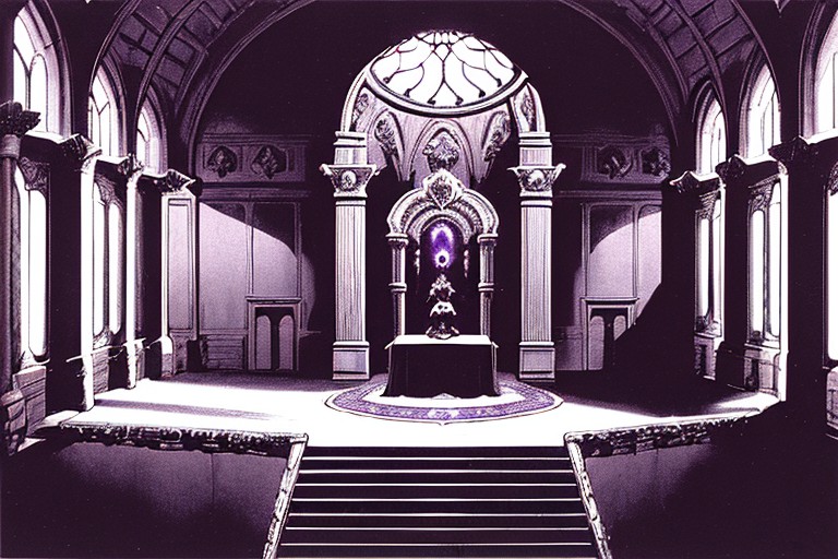 SNES RPG style ritual room. Magus' boss fight room? — Moescape