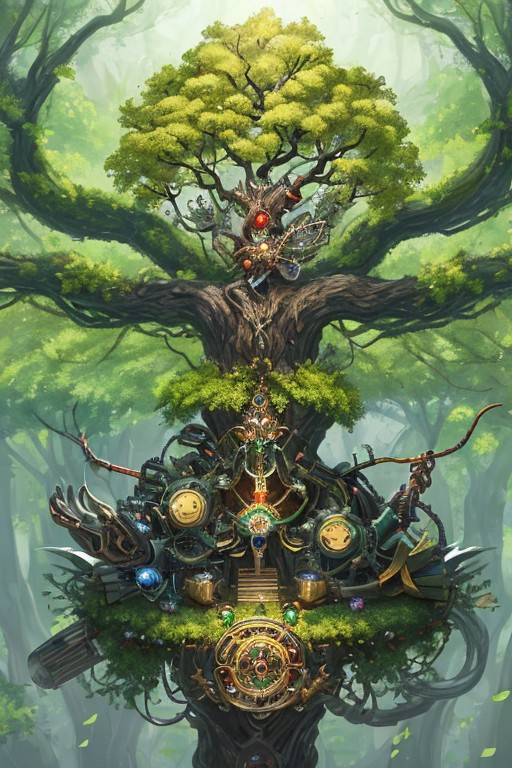 Techno-tree⚙️🌳 — Moescape
