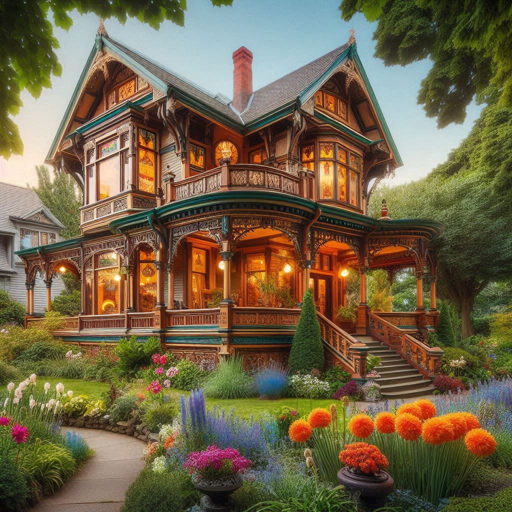 Eastlake Victorian ornamentation Style Home — Moescape