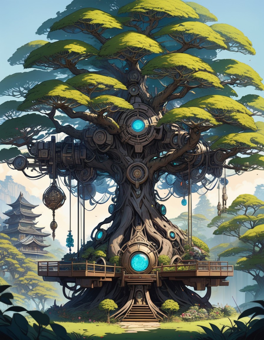 Techno-tree⚙️🌳 — Moescape