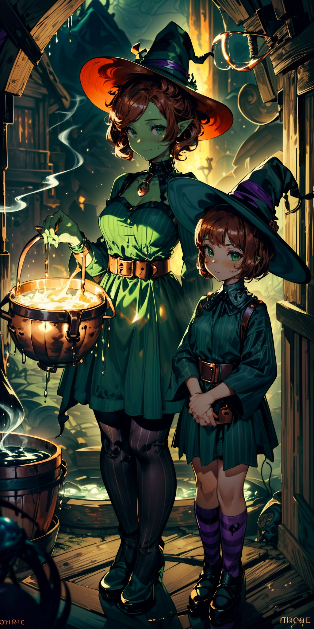 A Witch and Her Little Apprentice — Moescape