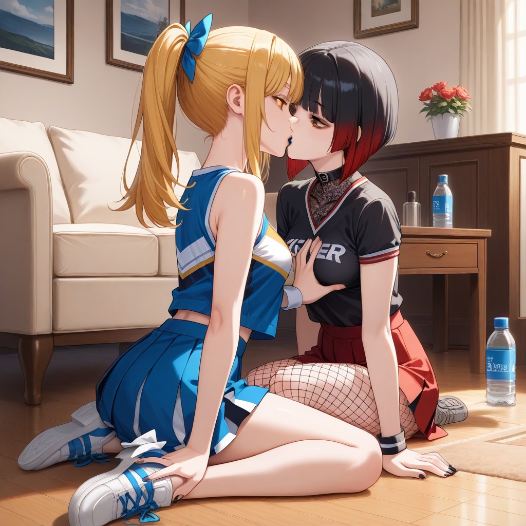 Elizabeth kiss Rebecca