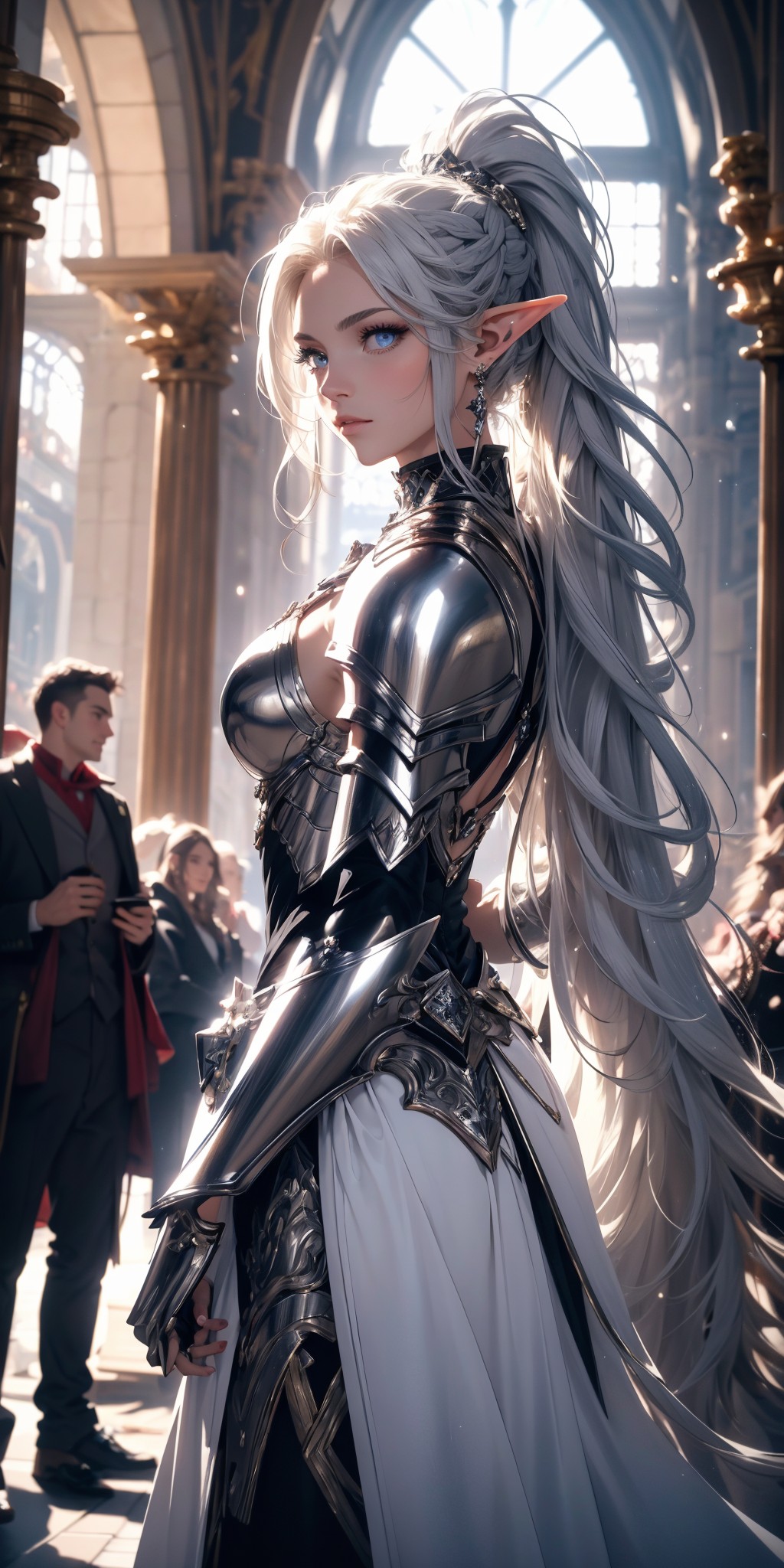 Elf knight — Moescape