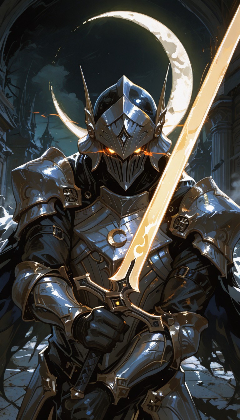 Cosmic Celestials | The Eclipse Knight — Moescape